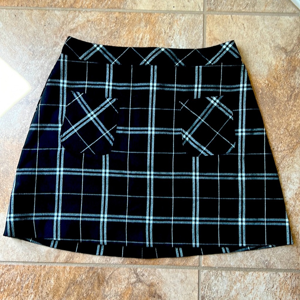 Y2K style plaid skirt